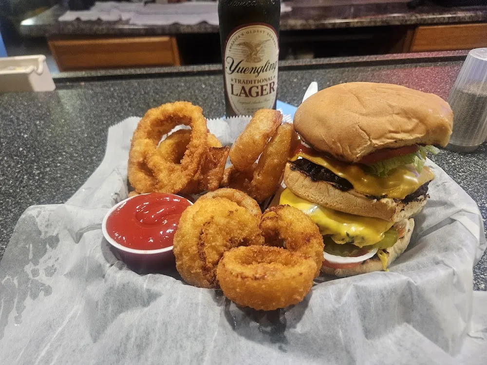Double Cheeseburger and Fries